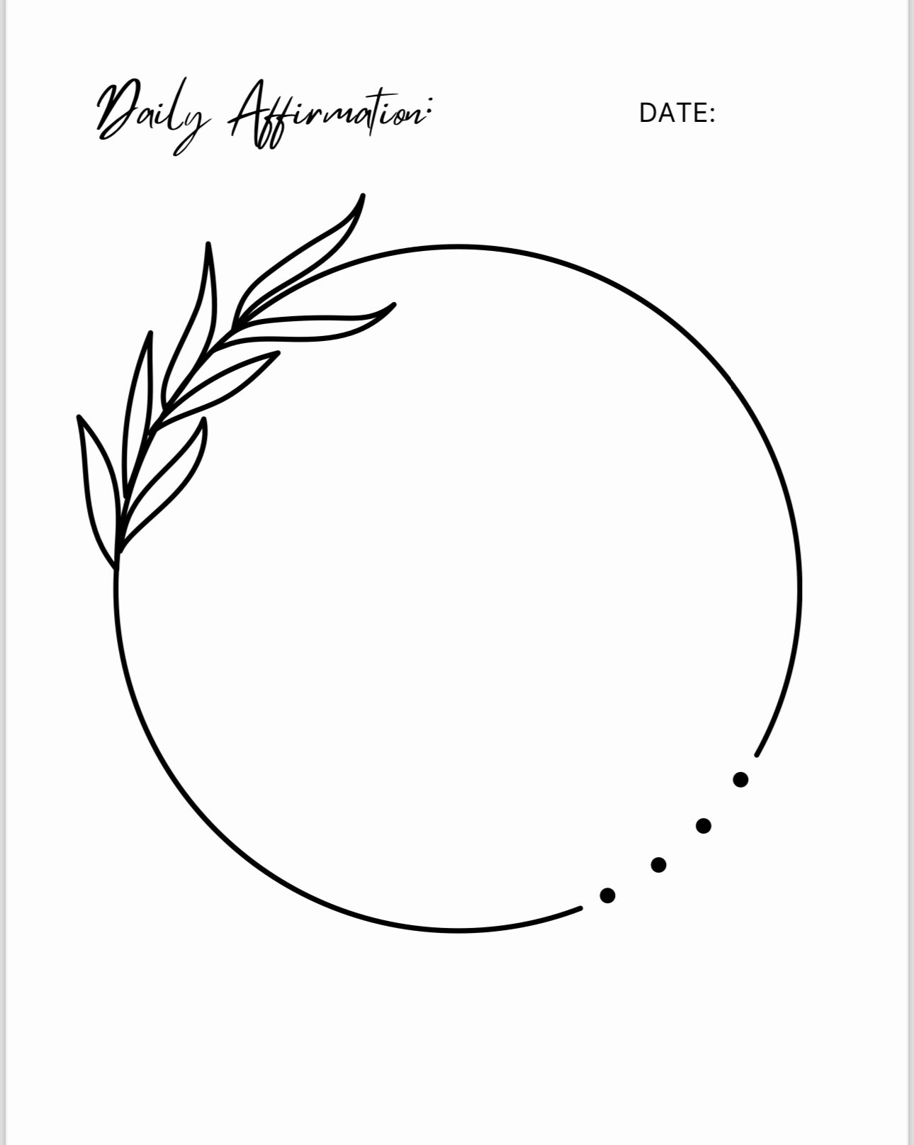 Self Care Planner 🤍