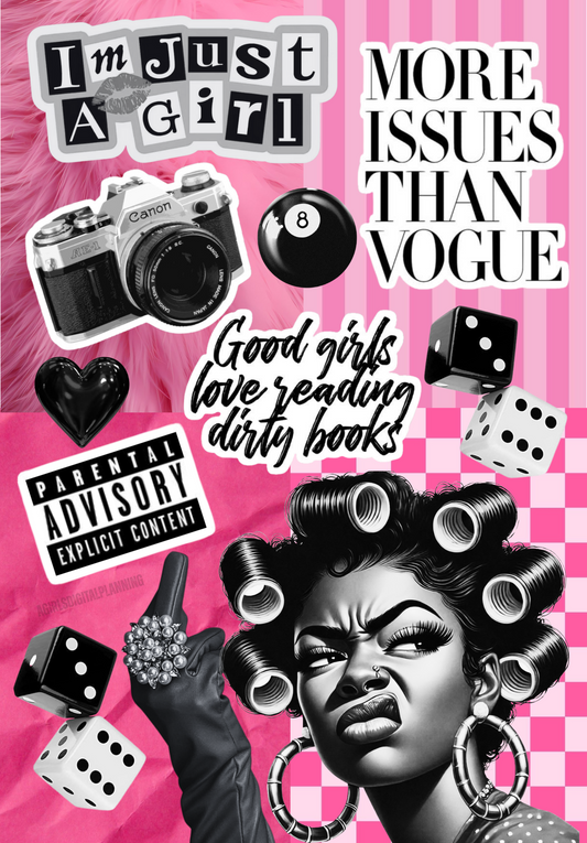 “I’m Just A Girl” Kindle Insert 🩷