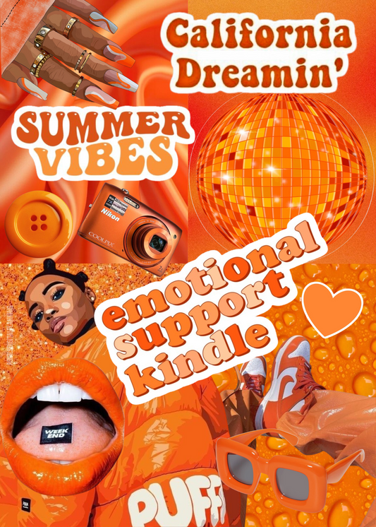 “Summer Vibes” Kindle Insert 🧡