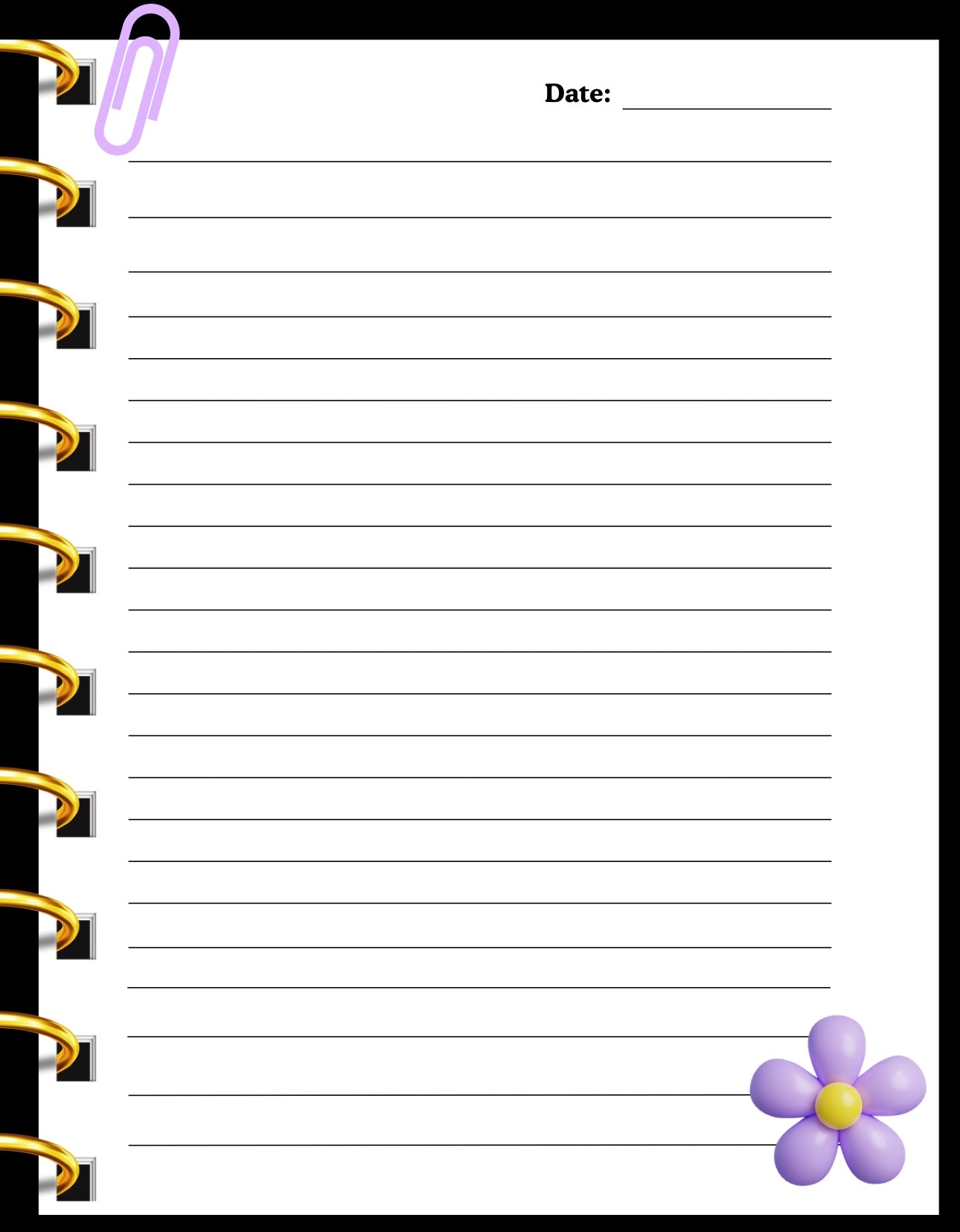 Spiral Notebook 💜