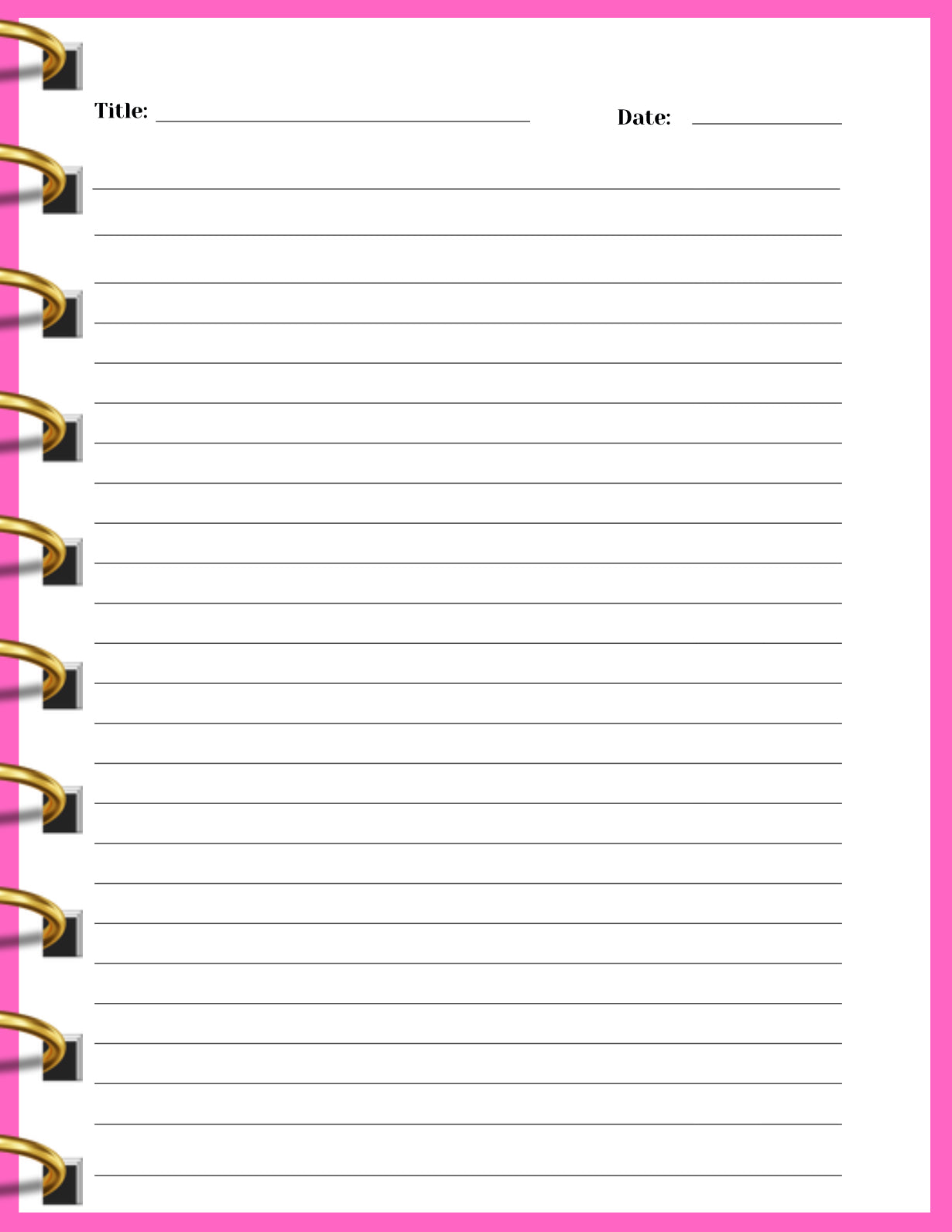 Bible Study Journal (Pink) 🩷