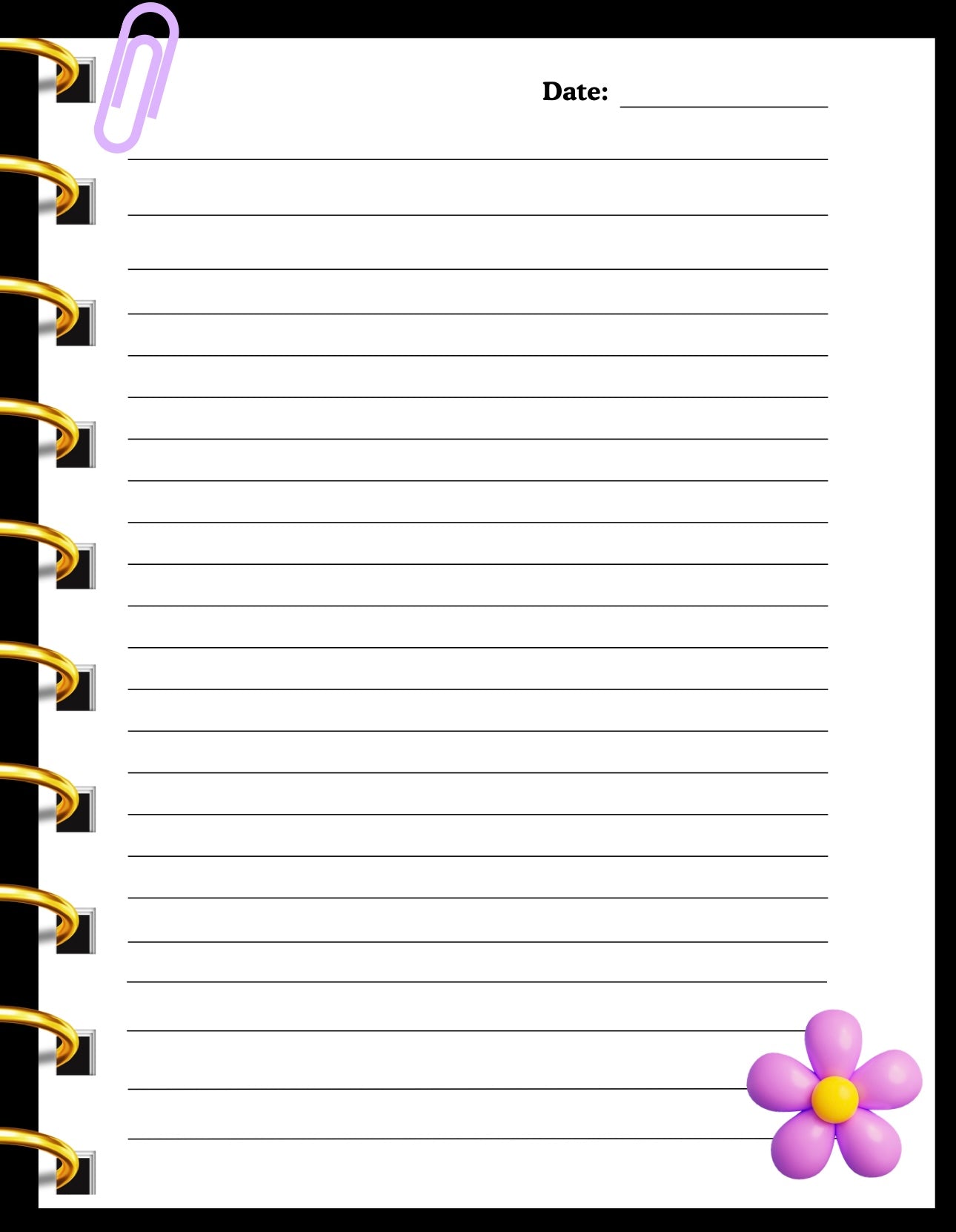 Spiral Notebook 💜