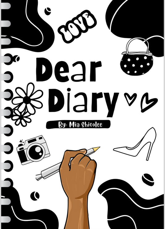 Dear Diary (Black And White Version) 🤍